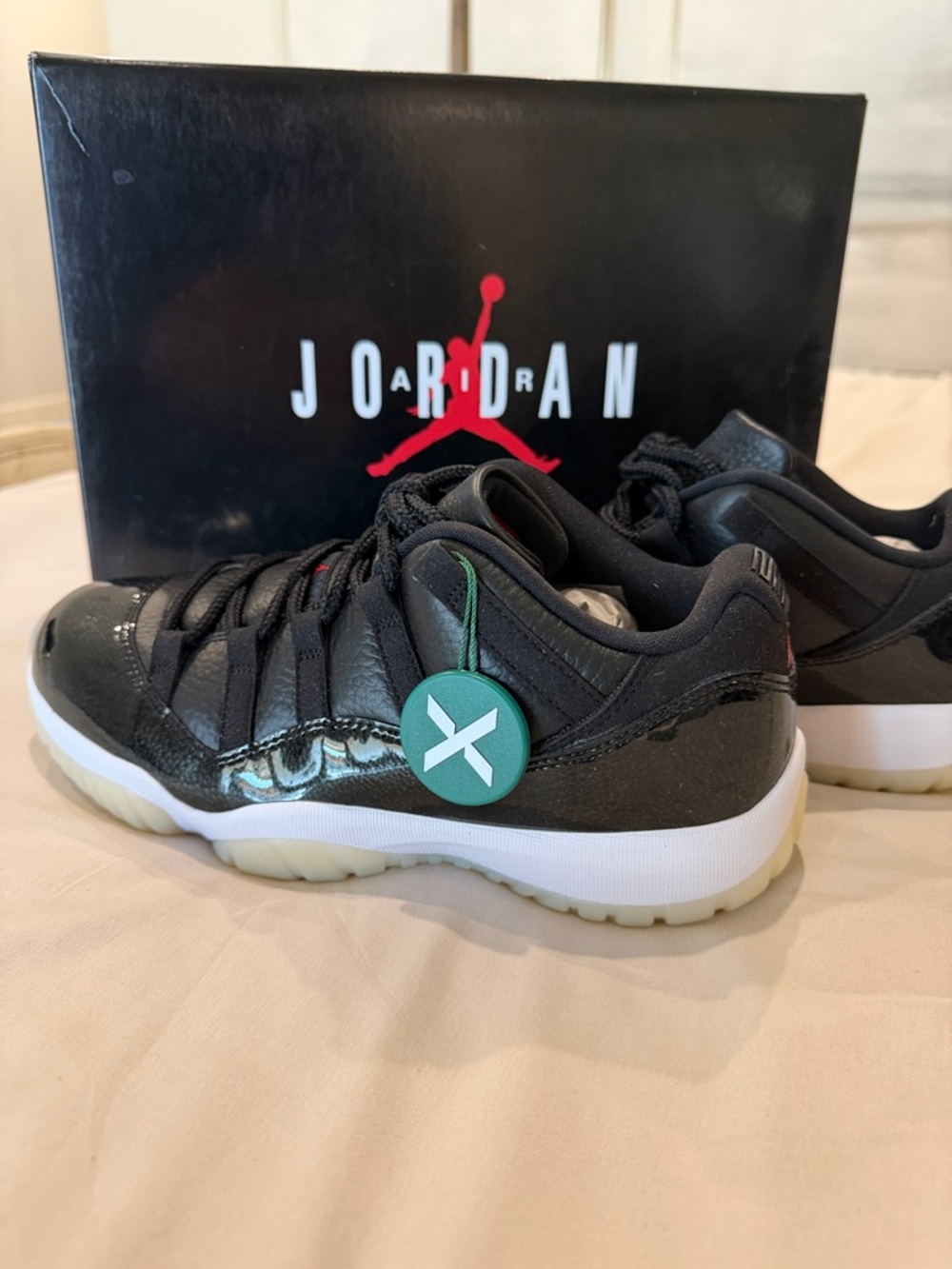 Jordan 11 Low Black with White Sole